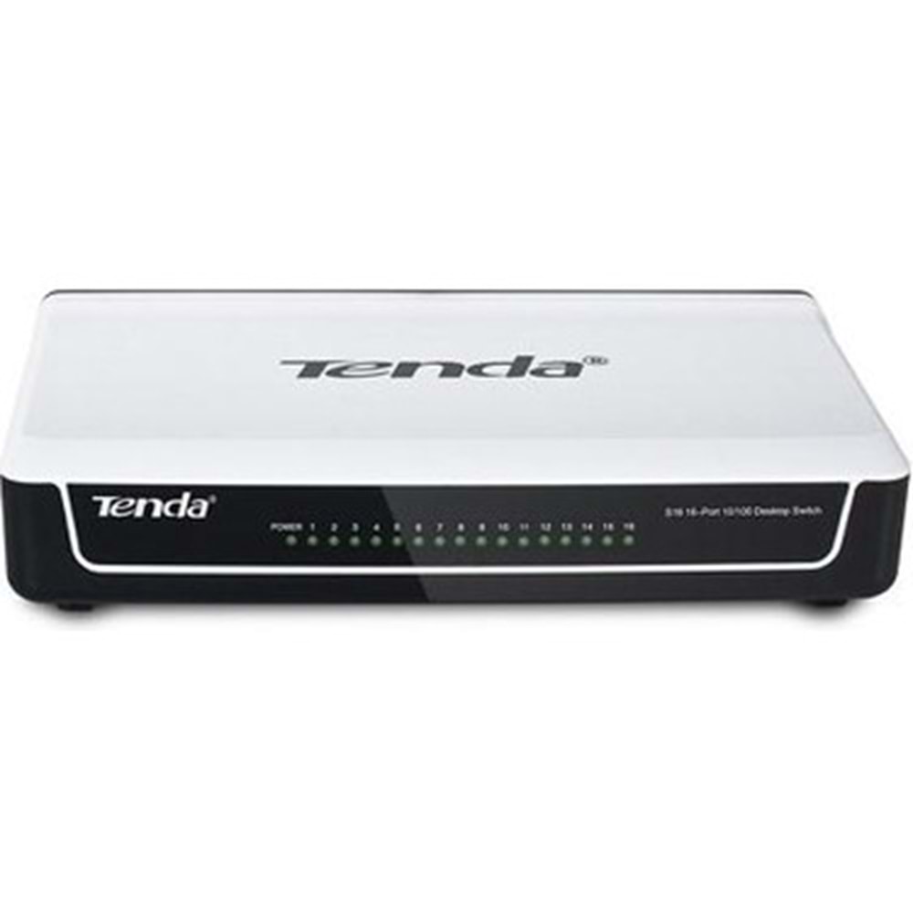 TENDA S16 SWT 16PO RT 10/100MBPS MA SA USTU SWITC H
