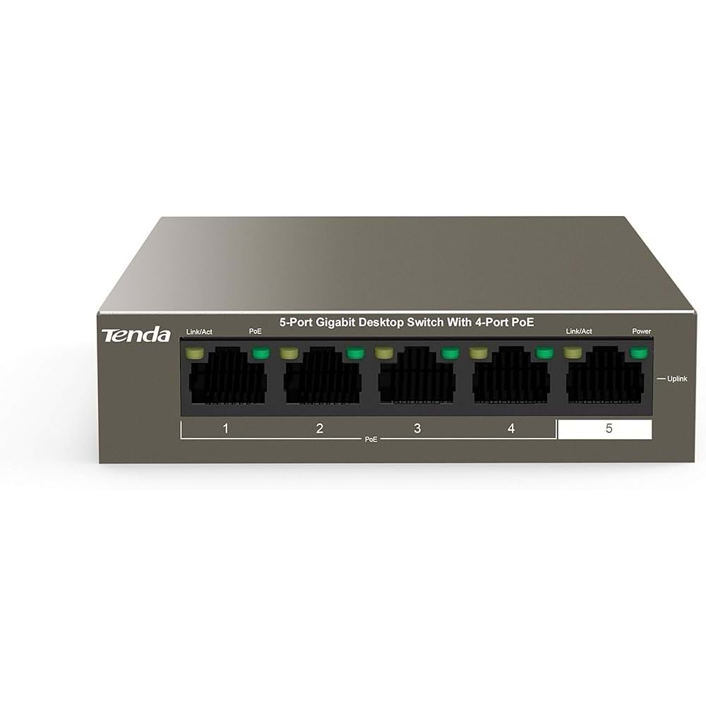 TENDA TEG1105P-4-63W 5-Port PoE Switch