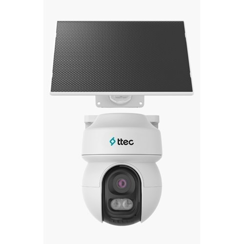 TTEC SLR-3330S-MH/SL-4G 3MP 4mm Sabit Lensli IP 4G Solar Kamera